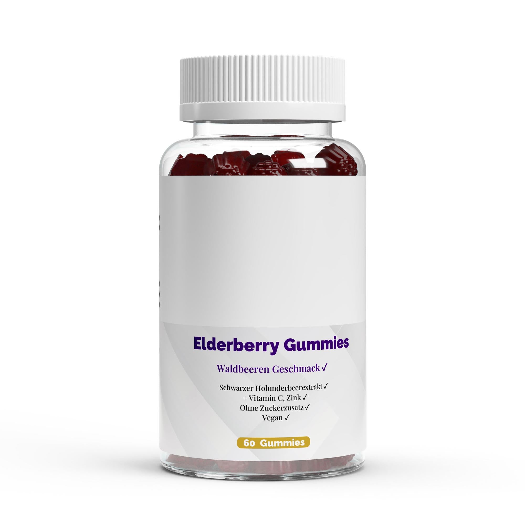 Elderberry + Vitamin C + Zink Gummies - 60 Stk.